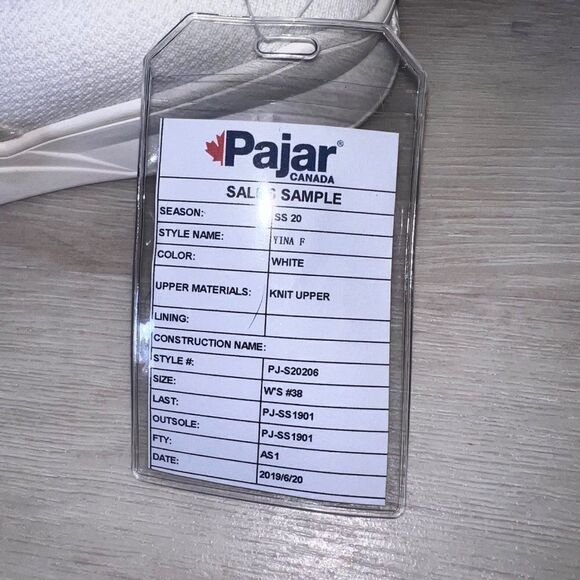 Pajar Canada Yina White Slip-on Casual Sneakers PJ-S20206 Women's 7-7.5 - Picture 12 of 12